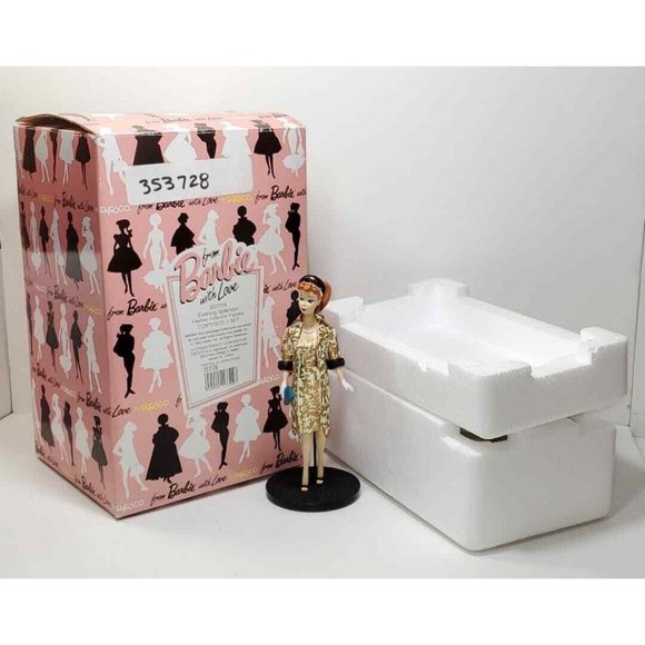 VINTAGE FROM BARBIE WITH LOVE EVENING SPLENDOR 1959 No 353728 ENESCO MATTEL 1993 - Picture 1 of 11